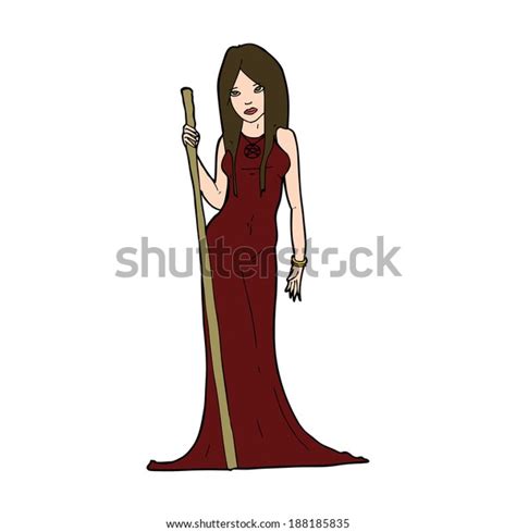 Cartoon Sorceress Stock Illustration 188185835 Shutterstock