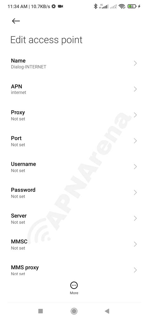 Dialog Mtn Network Apn Settings For Android And Iphone 2025 3g 4g