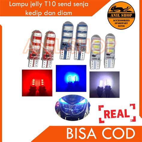 Jual Lampu Led T Jelly Sein Senja Universal Kedip Diam Shopee