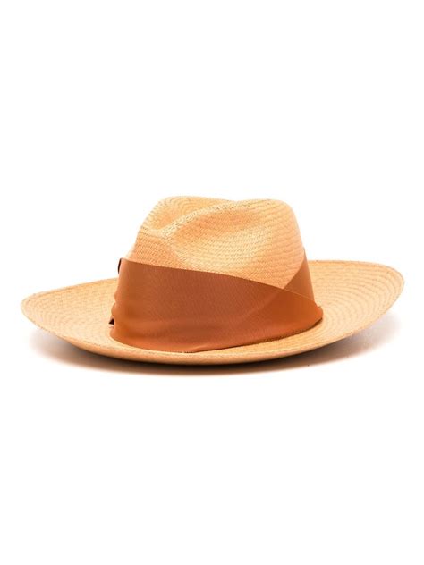 The Freya Brand Gardenia Straw Fedora Hat Blue Editorialist