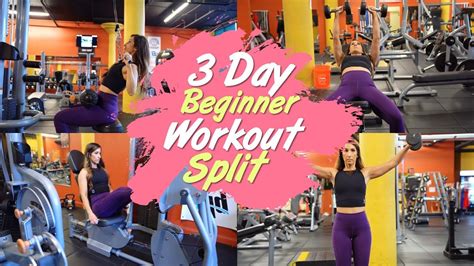 Beginner 3 Day Workout Split Youtube