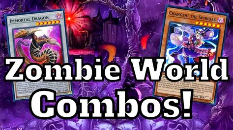 Yugioh In Depth Zombie World Deck Combo Tutorial New Support Youtube