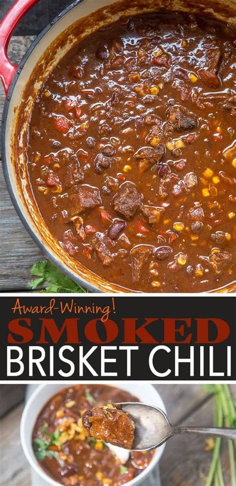 Award Winning Smoked Brisket Chili Recipe