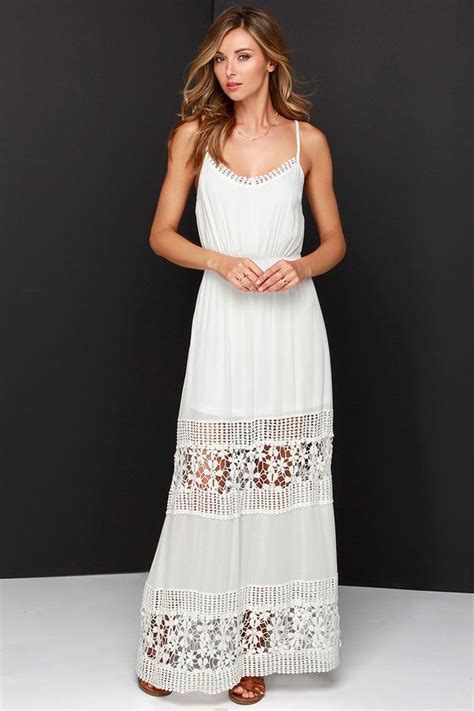 Ark And Co Vision To Behold Ivory Lace Maxi Dress Lace Dress Boho