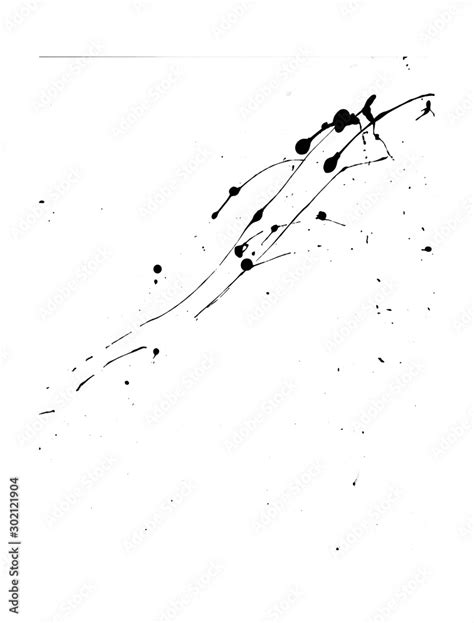 Ink splash isolated on white background Stock Illustration | Adobe Stock