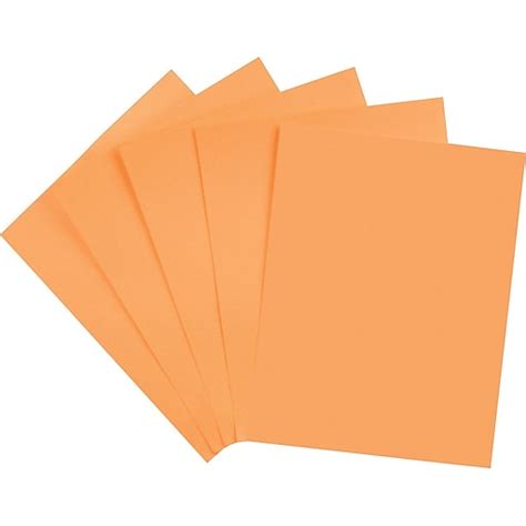 Staples Brights 24 Lb Colored Paper Orange 500ream Staples