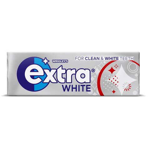 EXTRA White Chewing Gum Sugarfree 10 Pieces Extra