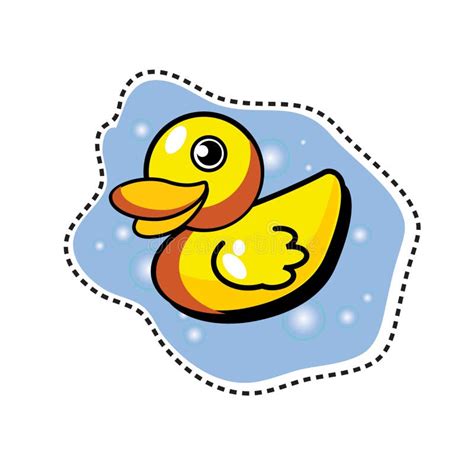 Rubber Duck Vector Stock Vector Illustration Of Isolated 34525397