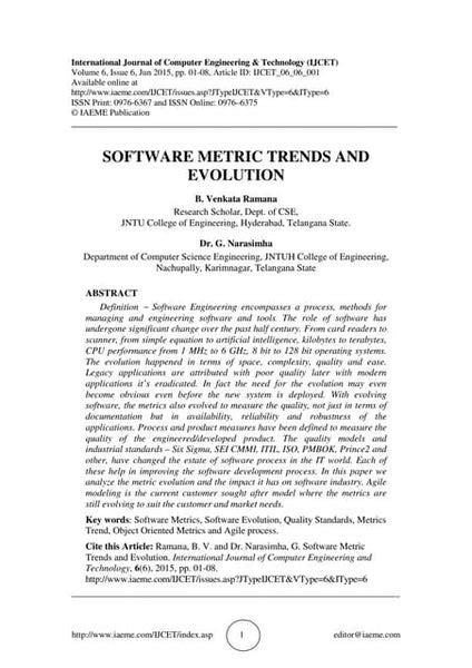 13 Software Metrics