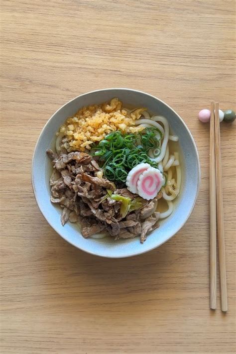 Niku Udon Sopa Japonesa De Fideos Con Ternera