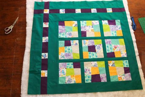 One Little Imp Crazy Nine Patch Quilt