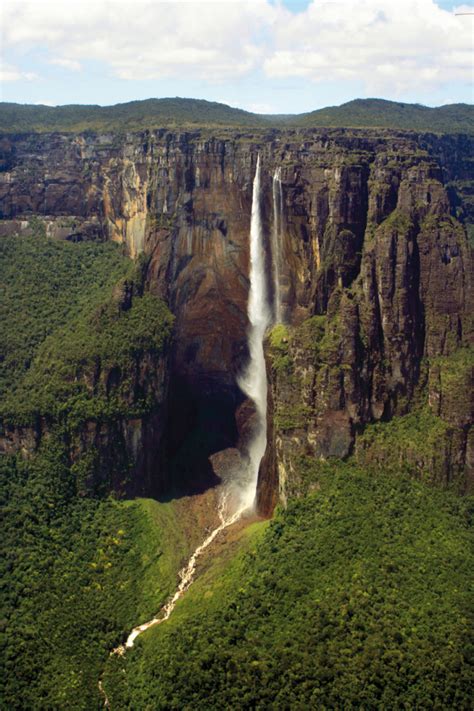 Salto Ángel La Cascada Más Alta Del Mundo Casi 1000 Metros De Altura