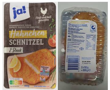 R Ckruf Gesundheitsgefahr Durch Listerien In Ja H Hnchenschnitzel