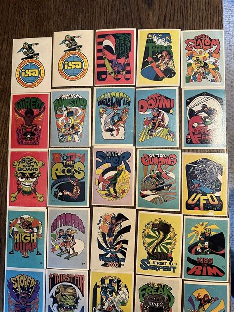 Donruss All Pro Skateboard Sticker Near Set Ebay