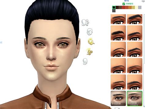 The Sims Resource S Club Ll Thesims4 Eyebrows F04