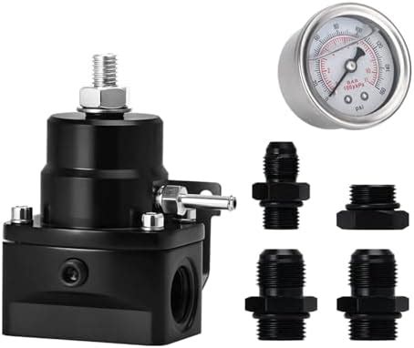 EFI Fuel Pressure Regulator Kit With Bypass Return 0 100psi Pressure