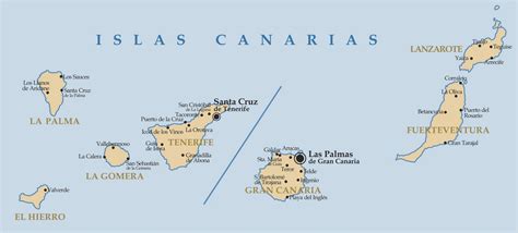 Islas Canarias Map