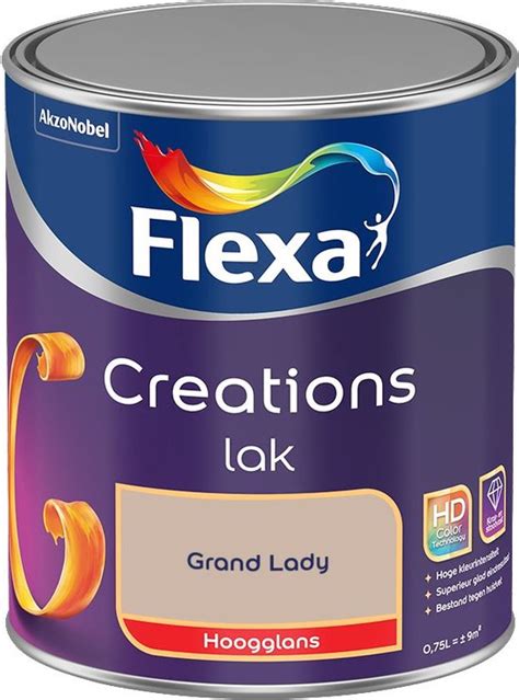 Flexa Creations Lak Hoogglans Grand Lady 750ml Bol