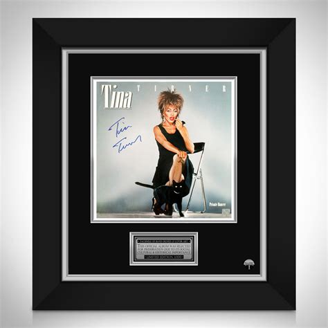 Tina Turner Private Dancer Limited Signature Edition LP Cover Custom