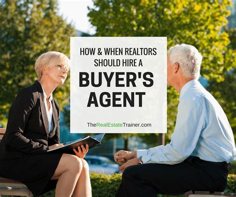 How When To Hire A Buyer S Agent Real Estate Coaching Icenhower