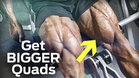 Get BIGGER Quads In 3 Moves Quad Workout For MASS YouTube