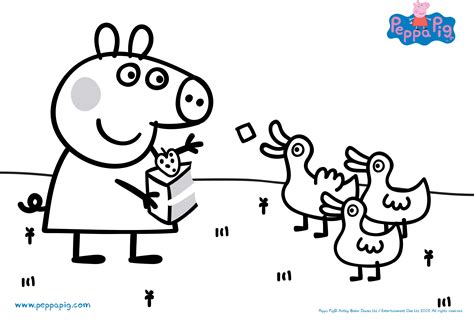 Peppa Pig Friends Coloring