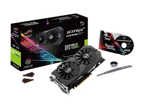 Asus Geforce Gtx 1050 Ti 4gb Rog Strix Hdmi 20 Dp 14 Gaming Graphics