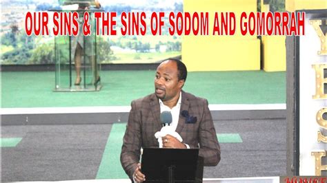 Our Sins And The Sins Of Sodom And Gomorrah By Prophet D Solomons The