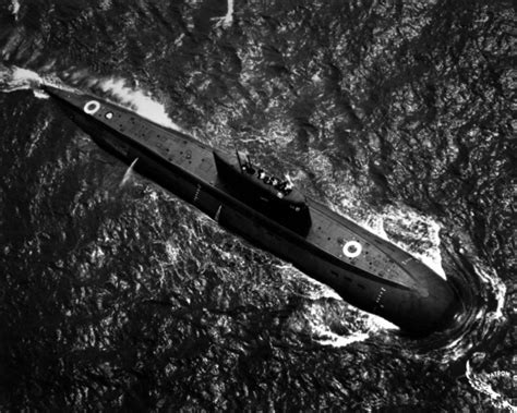 An Elevated Starboard Bow View Of A Soviet Kilo Class Patrol Submarine