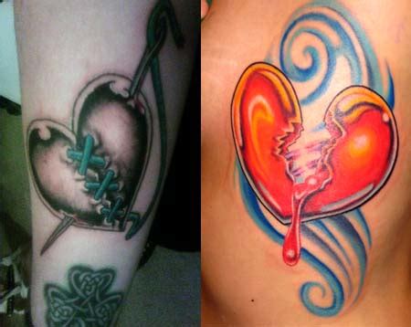 Broken Heart Tattoos - Designs, Ideas & Meaning - Tattoo Me Now