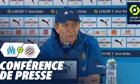 Conférence de presse OLYMPIQUE DE MARSEILLE MONTPELLIER HÉRAULT SC 4