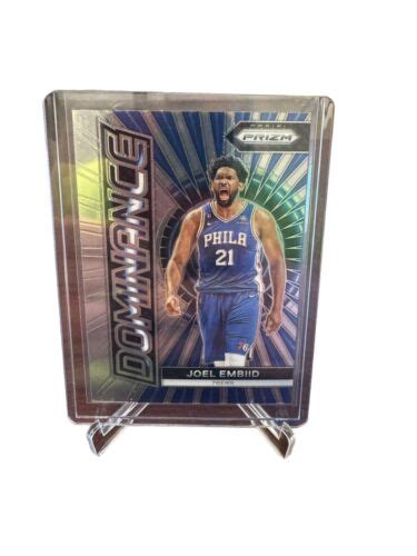 Panini Prizm Joel Embiid Dominance Insert Philadelphia