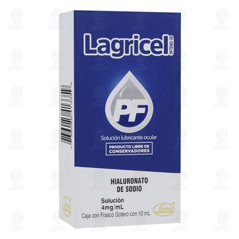 Lagricel Ofteno PF 4mg ml Solución Gotas 10 ml