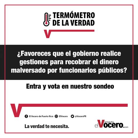 El Vocero De Puerto Rico On Twitter Sondeo Queremos Conocer Tu