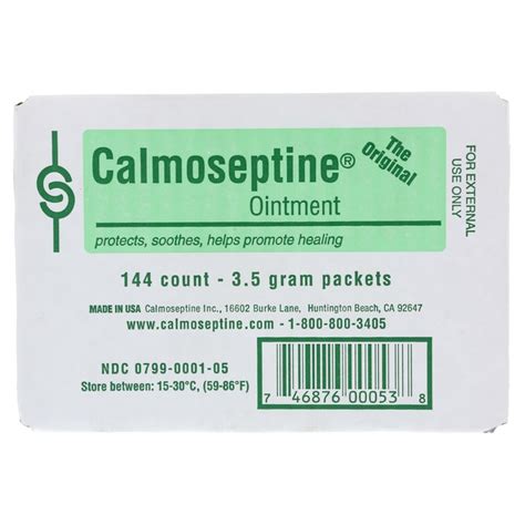 Calmoseptine Oint Pk 35gm 144 Medshopexpress