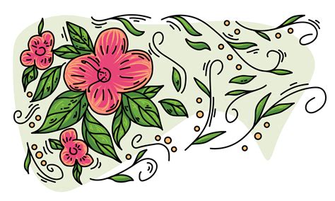 hand drawn flower nature vector 14532248 Vector Art at Vecteezy