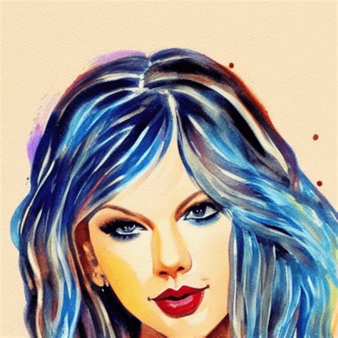 Taylor Swift Lover Watercolor · Creative Fabrica