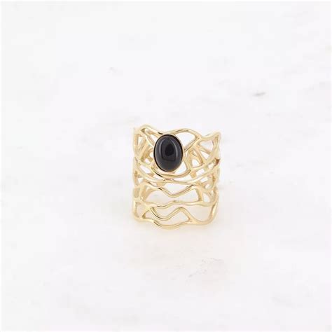 Bague Lorelei Onyx Bonjour Pampa