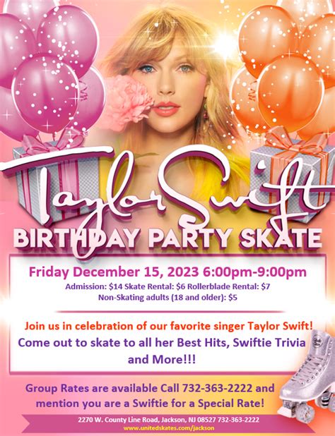 Taylor Swift’s Birthday Party | United Skates of America