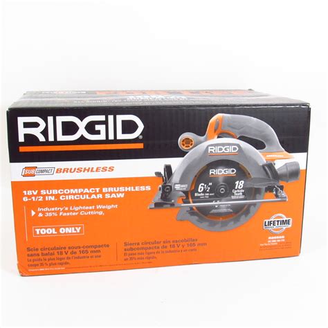 Ridgid V R B Subcompact Brushless Cordless Circular Saw