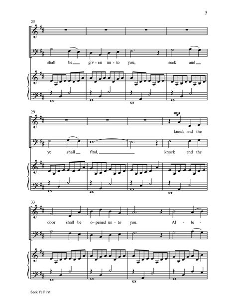 Seek Ye First (SATB ) by Karen Lafferty/arr. | J.W. Pepper Sheet Music