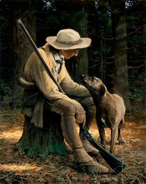 David Wright Art Paintings And Prints Of America Frontiersman