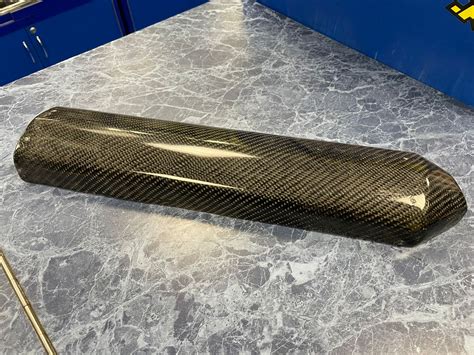 Защита глушителя Carbon KTM EXC, Husqvarna TE 2020-2024 длинная
