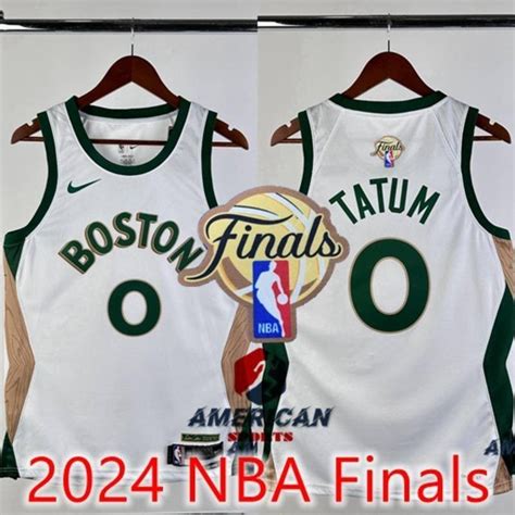 2024年總決賽電繡 Nba 球衣celtics Jayson Tatum波士頓塞爾提克隊塔圖姆白籃球球衣 蝦皮購物