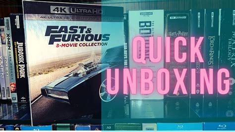 K Unboxing Fast And Furious Boxset Youtube