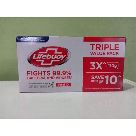 Lifebuoy Antibacterial Soap Triple Value Pack 3x 110g Shopee Philippines