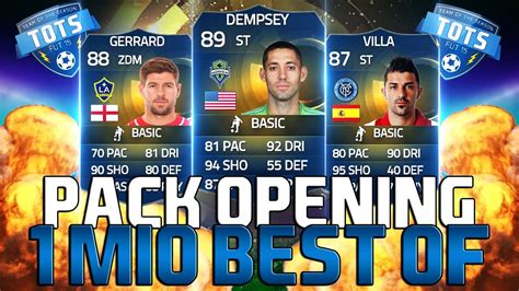 FIFA 15 MLS TOTS 1 MIO BEST OF LETZTES PACK OPENING FT 1 TOTS UND