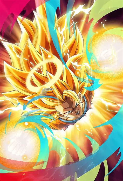 Goku Ssj3 Aureole Card [bucchigiri Match] By Maxiuchiha22 On