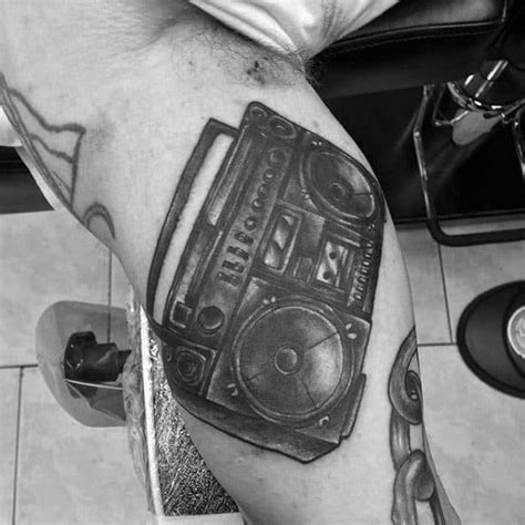 40 Boombox Tattoo Designs For Men 2023 Inspiration Guide