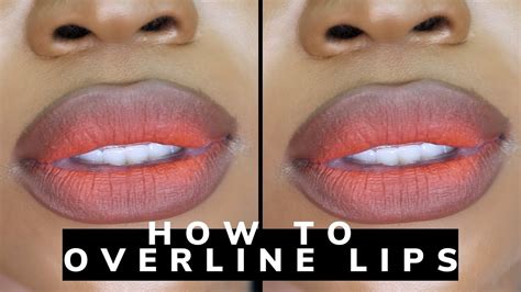 How To Overline And Define Lips With Lip Liner Fuller Lips In An